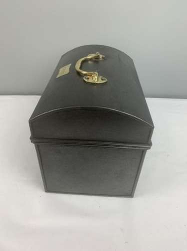 C. Hildred Of Grimsby Metal Deed Box