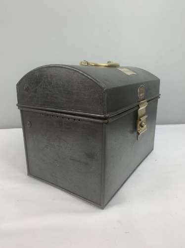 C. Hildred Of Grimsby Metal Deed Box