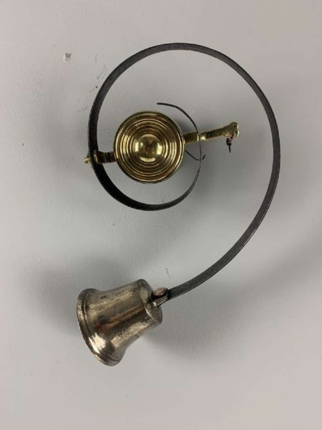 Brass & Cast Iron Victorian Servants Bell