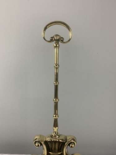 Victorian Brass Doorstop Door Stop Door Porter On Iron Base
