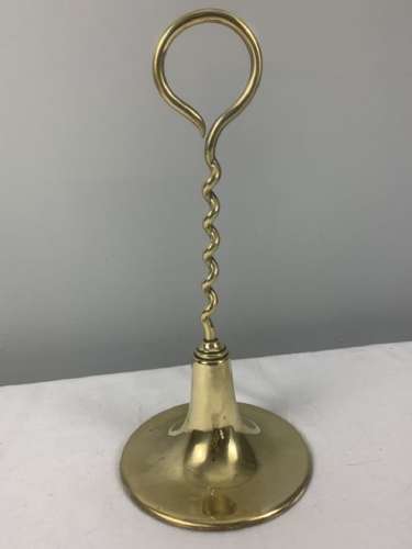 William Tonks Brass Corkscrew Doorstop Door Stop Door Porter