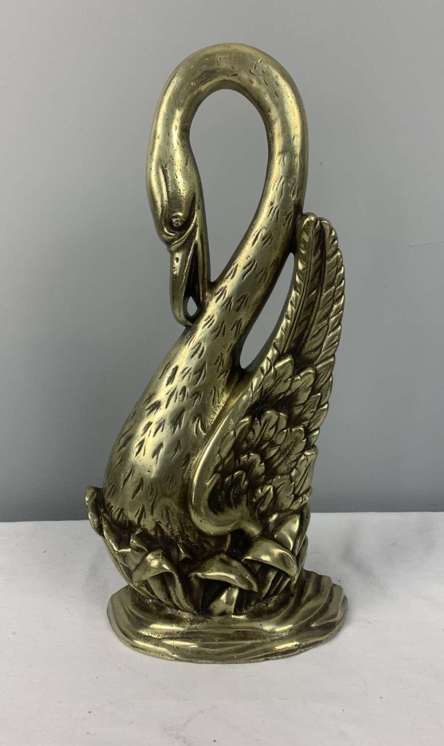 Victorian Swan Doorstop Door Stop Door Porter