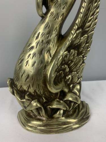 Victorian Swan Doorstop Door Stop Door Porter