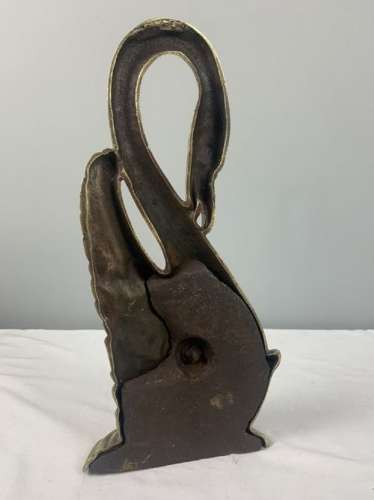 Victorian Swan Doorstop Door Stop Door Porter