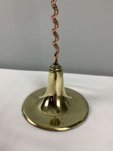 William Tonks Brass & Copper Corkscrew Doorstop Door Stop Door Porter