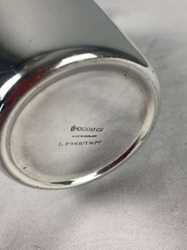 James Dixon Art Deco 1 1/2 Pint Silver Plated Cocktail Shaker