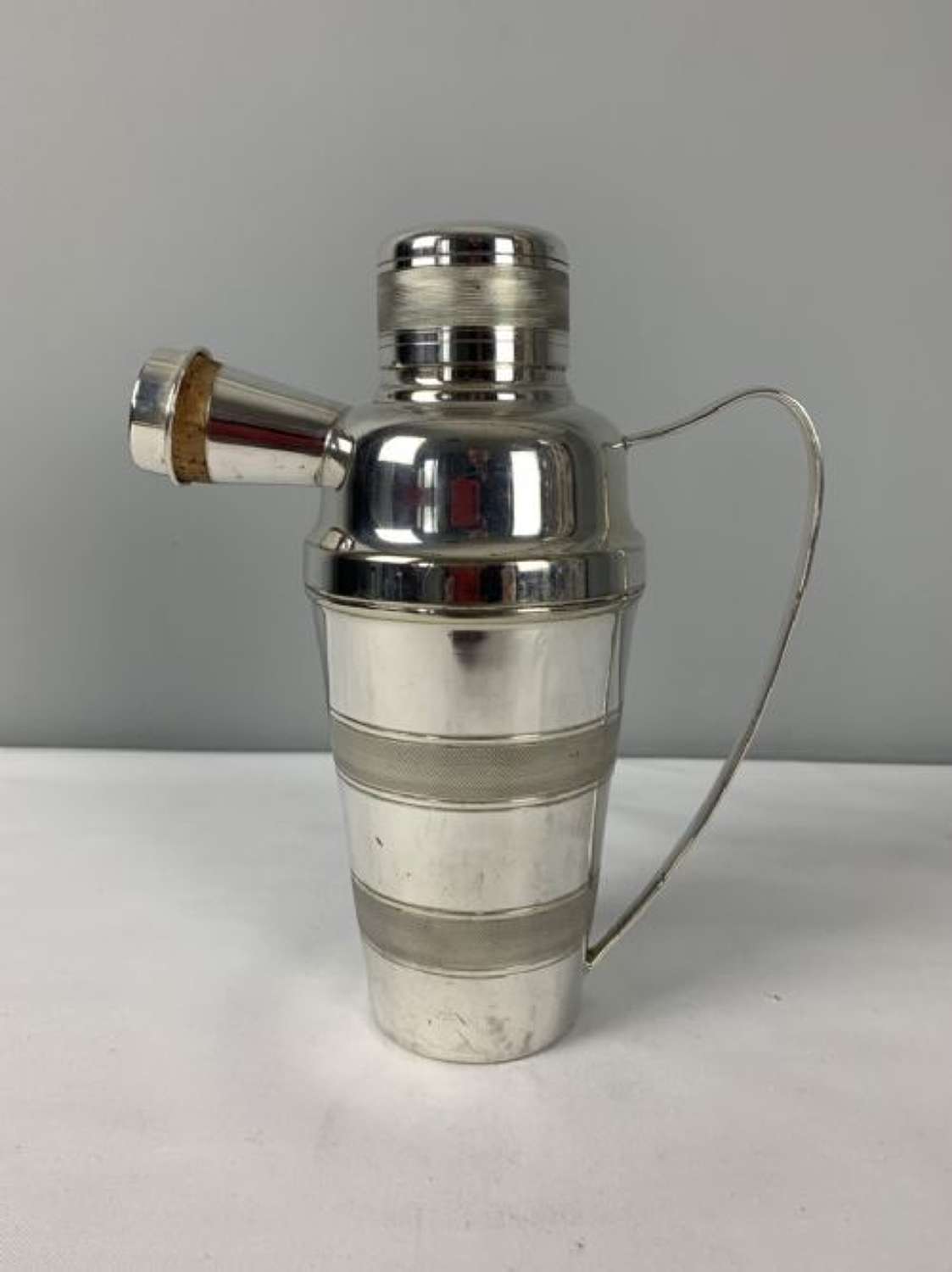 Art Deco Silver Plated Cocktail Shaker