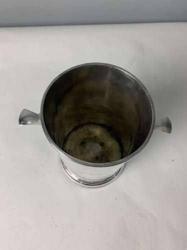 Small Art Deco Silver Plated Banana Republic Champagne Ice Bucket