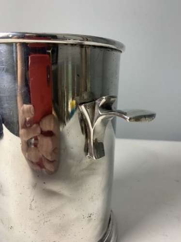 Small Art Deco Silver Plated Banana Republic Champagne Ice Bucket
