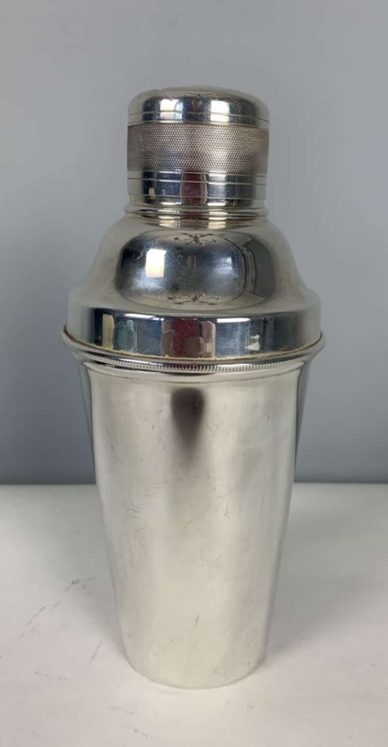 Art Deco Silver Plated Cocktail Shaker