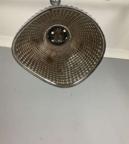 Gecoray 1930s Industrial Mercury Pendant Ceiling Light, Original Shade