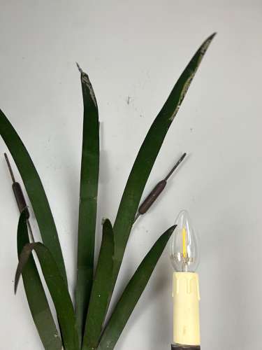Pair Of French Wheatsheaf Antique Wall Lights