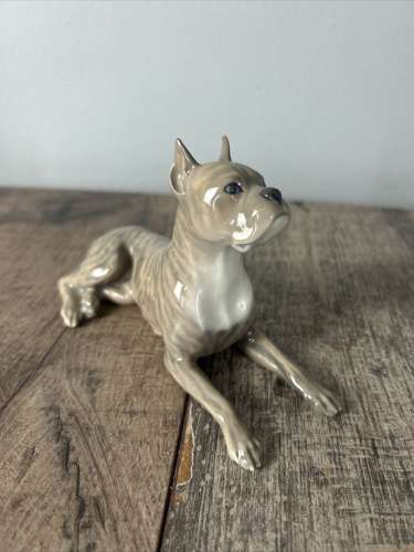 Royal Copenhagen Figurine Lying Boxer No 3635