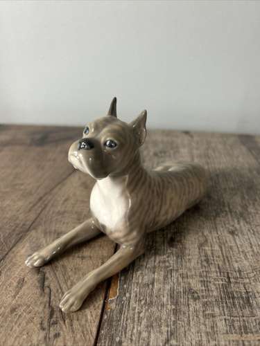Royal Copenhagen Figurine Lying Boxer No 3635