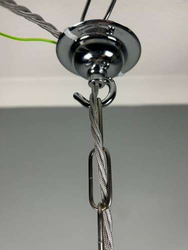 Lustre Chandelier Ceiling Light, Rewired