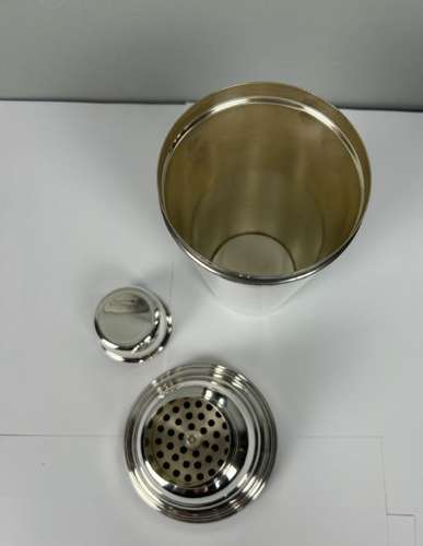 James Dixon Art Deco 1 Pint Silver Plated Cocktail Shaker
