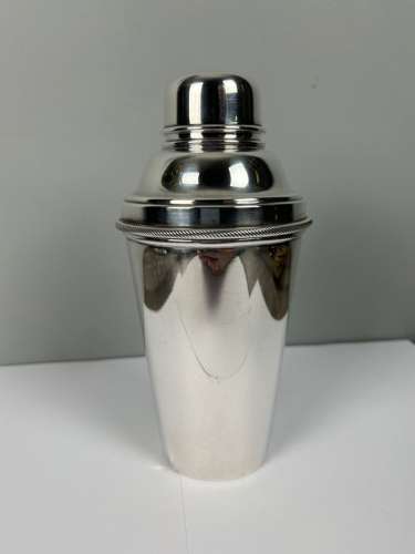 James Dixon Art Deco 1 Pint Silver Plated Cocktail Shaker