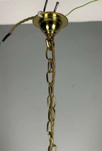 Holophane Pendant Ceiling Light With Original Shade