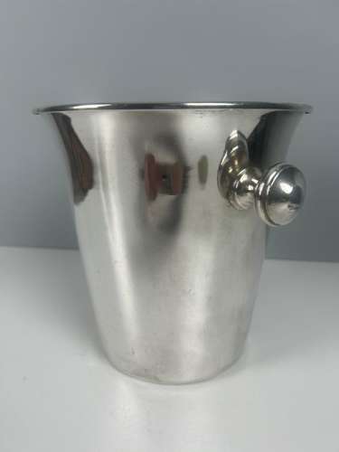 Hotel Art Deco Silver Plated Champagne Ice Bucket