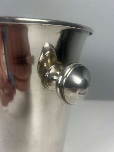 Hotel Art Deco Silver Plated Champagne Ice Bucket