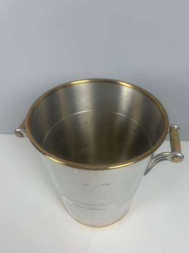 Art Deco Silver Plated Champagne Bucket By Les Etains Du Manoir, Paris