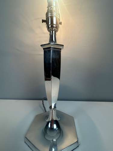 Hawksworth Eyre & Co Silver Plated Table Lamp