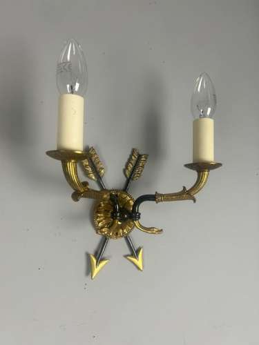 Pair Of French Empire Antique Wall Lights