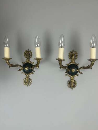 French Pair Of Empire Antique Wall Lights