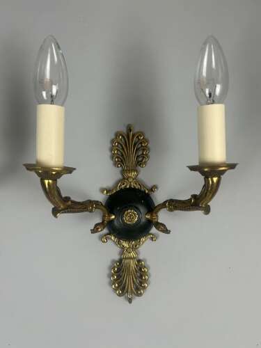 French Pair Of Empire Antique Wall Lights