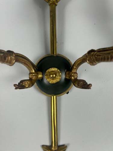 French Pair Of Empire Antique Wall Lights