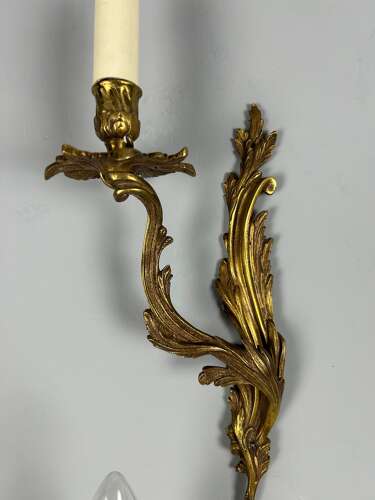 Set Of 4 Large French Single Arm Wall Lights